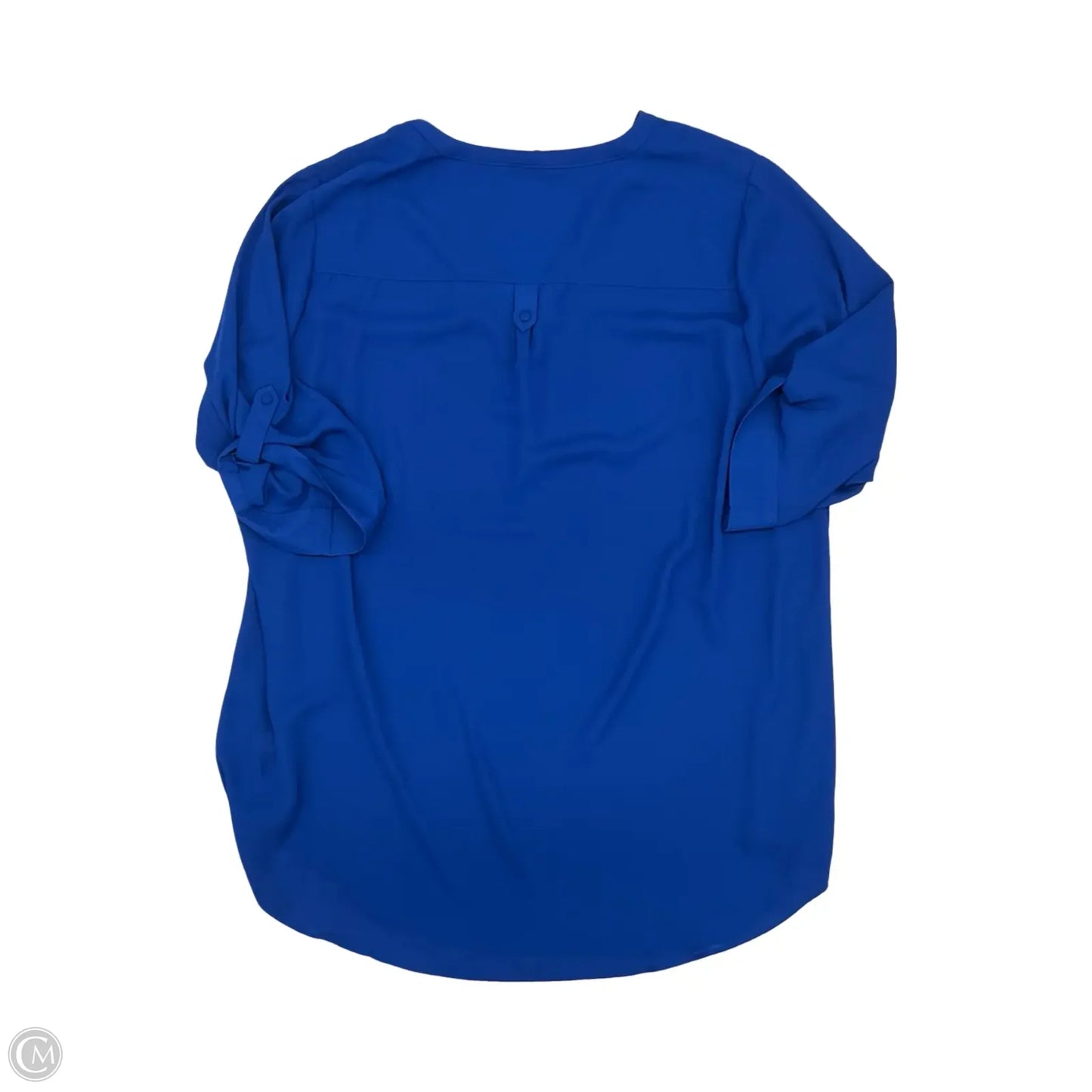 Blouse 3/4 Sleeve By Torrid In Blue, Size: 3x