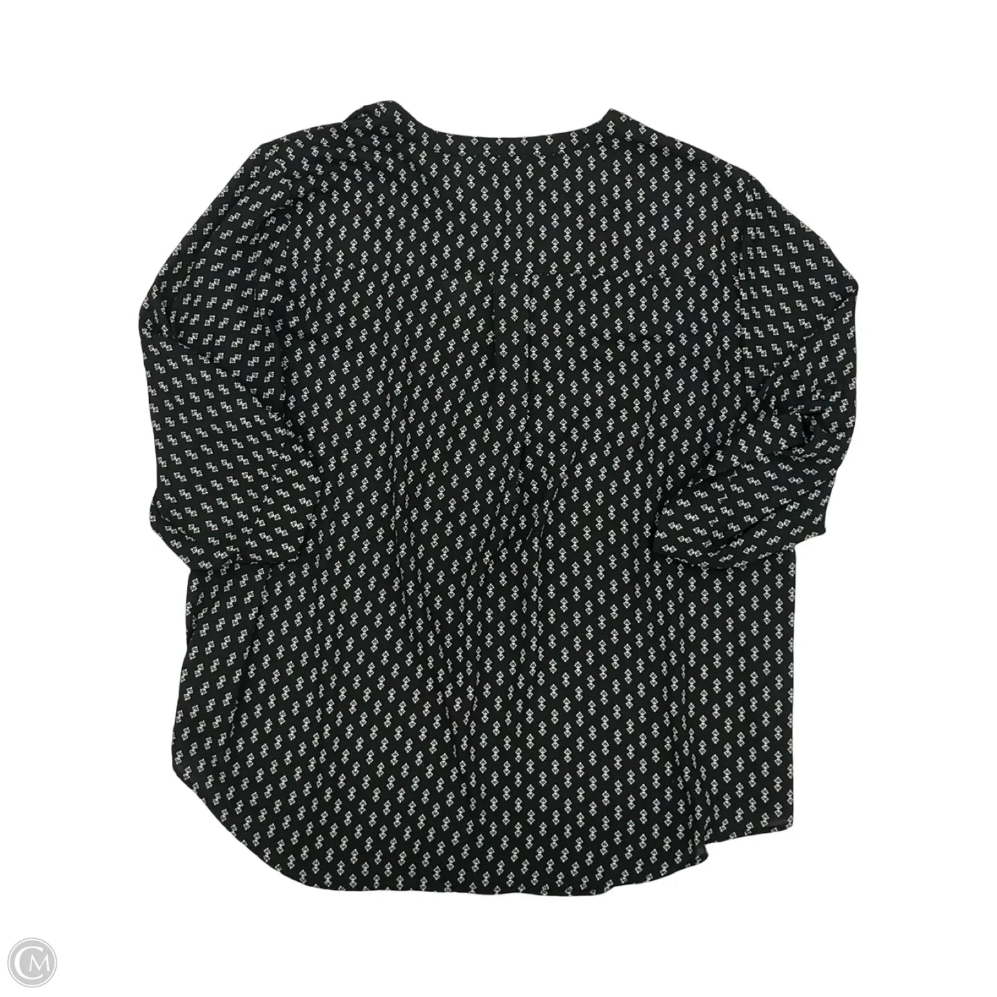 Blouse 3/4 Sleeve By Torrid In Black, Size: 3x