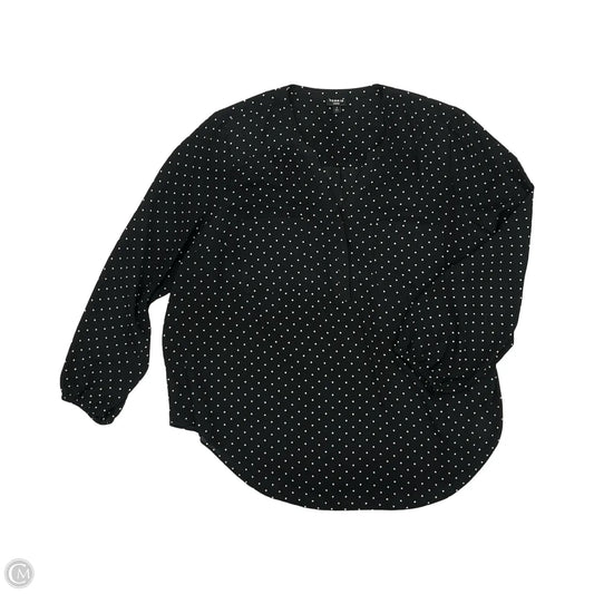 Blouse 3/4 Sleeve By Torrid In Polkadot Pattern, Size: 3x