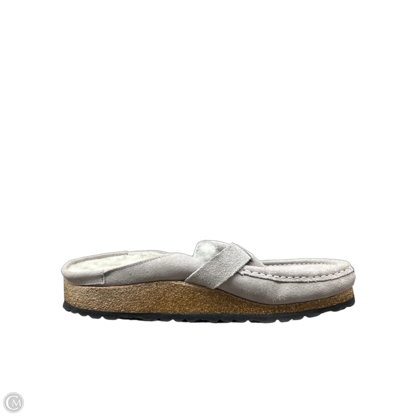 Shoes Flats By Birkenstock In Grey, Size: 11