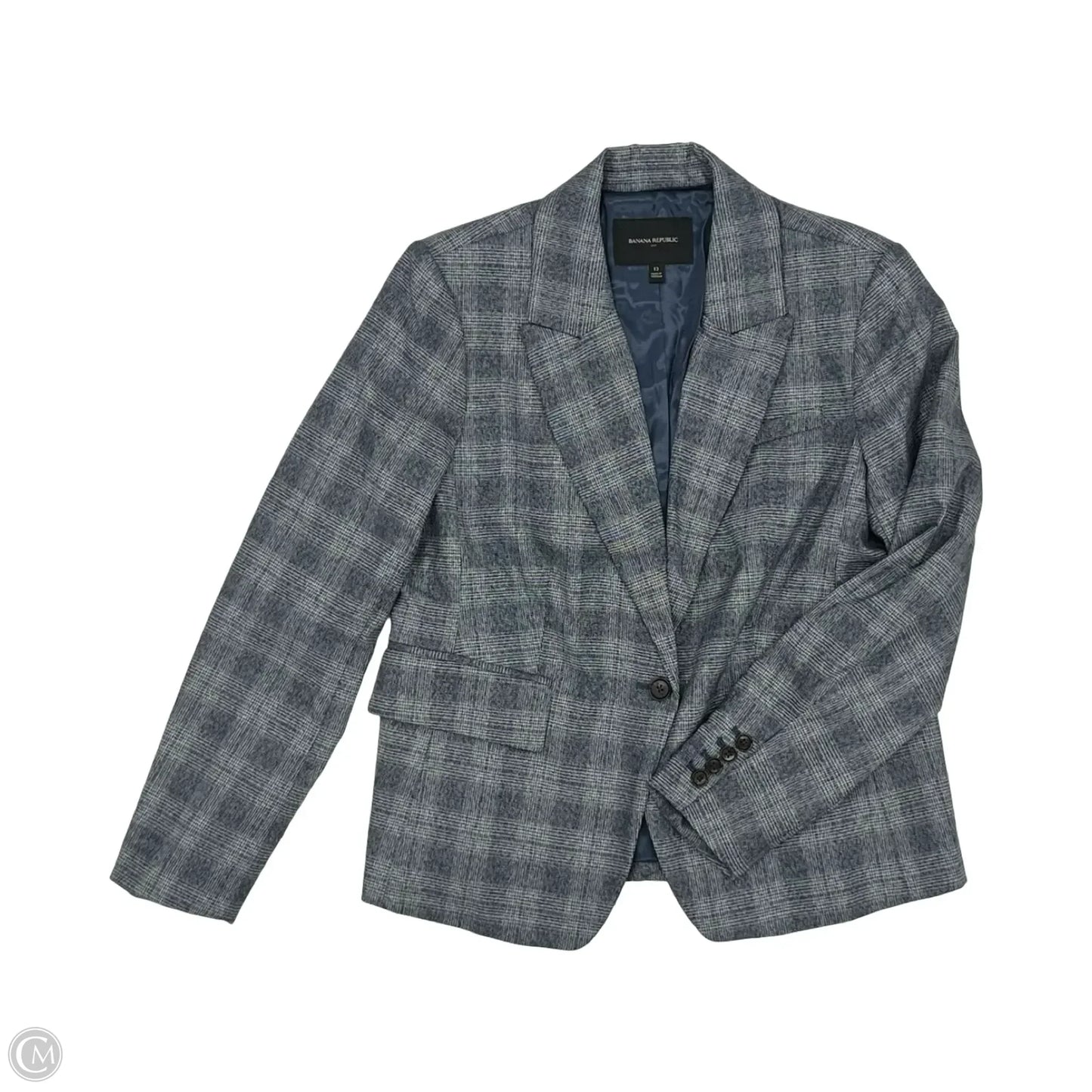 Blazer By Banana Republic In Blue, Size: L