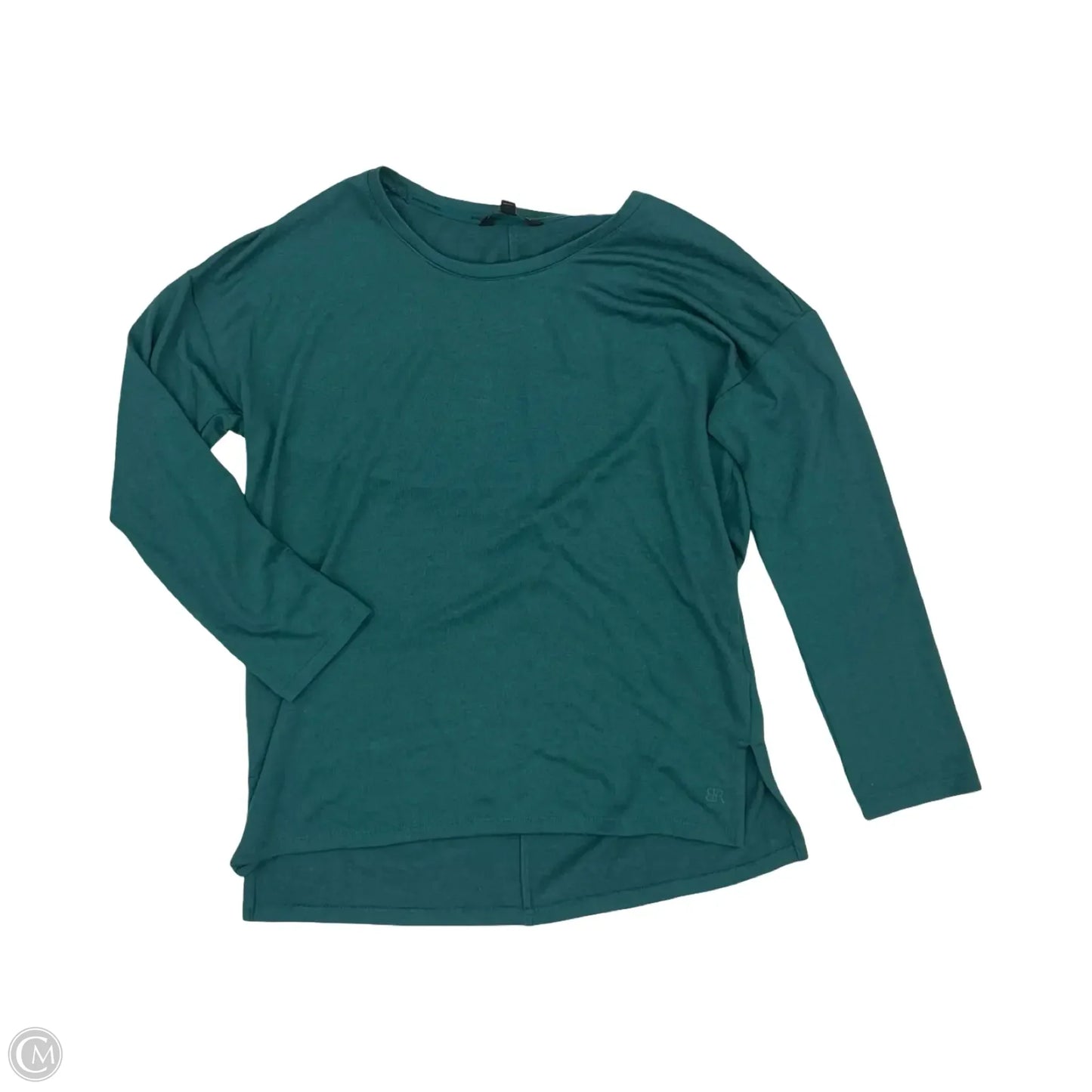 Top Long Sleeve By Banana Republic In Green, Size: S