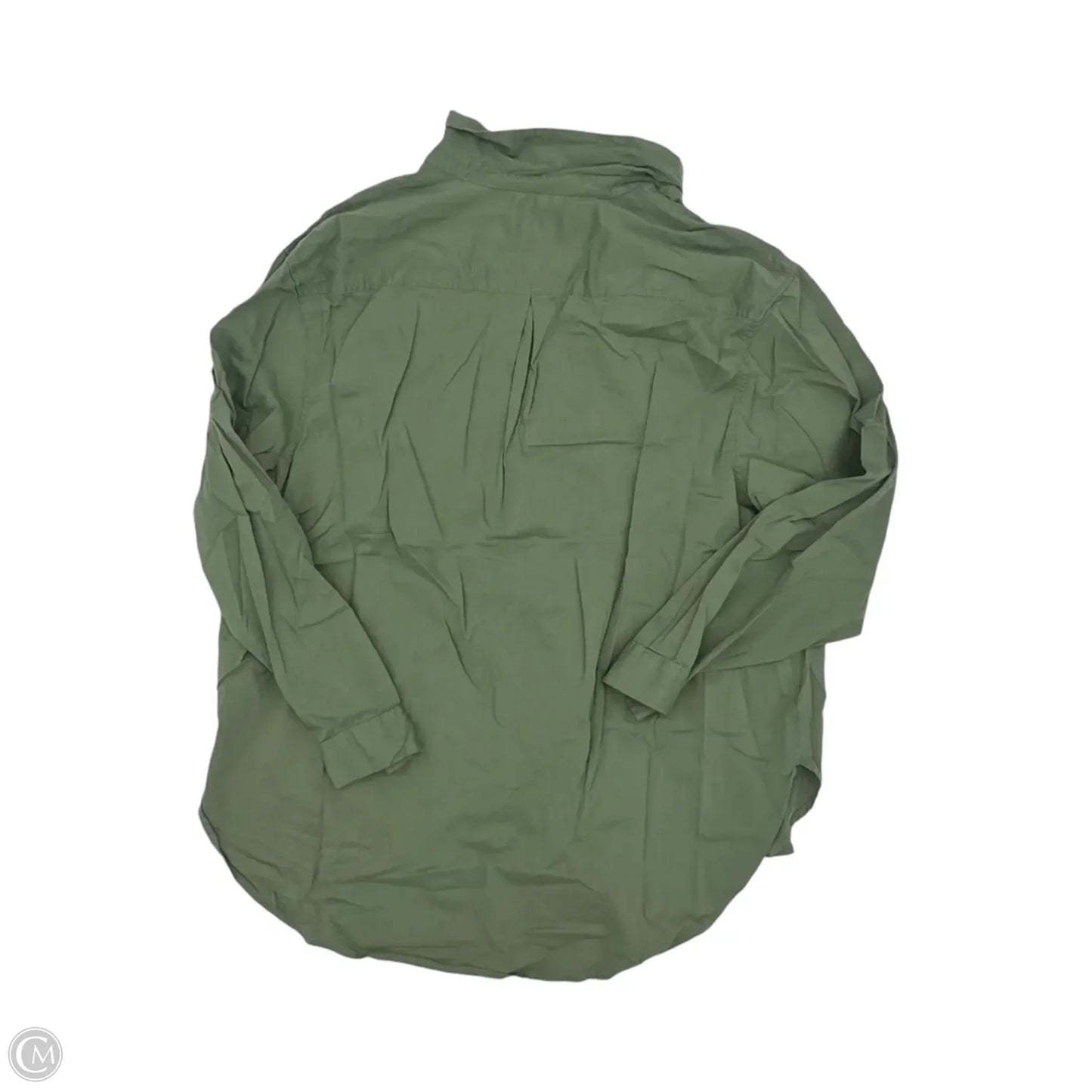 Top Long Sleeve By Ava & Viv In Green, Size: 1x