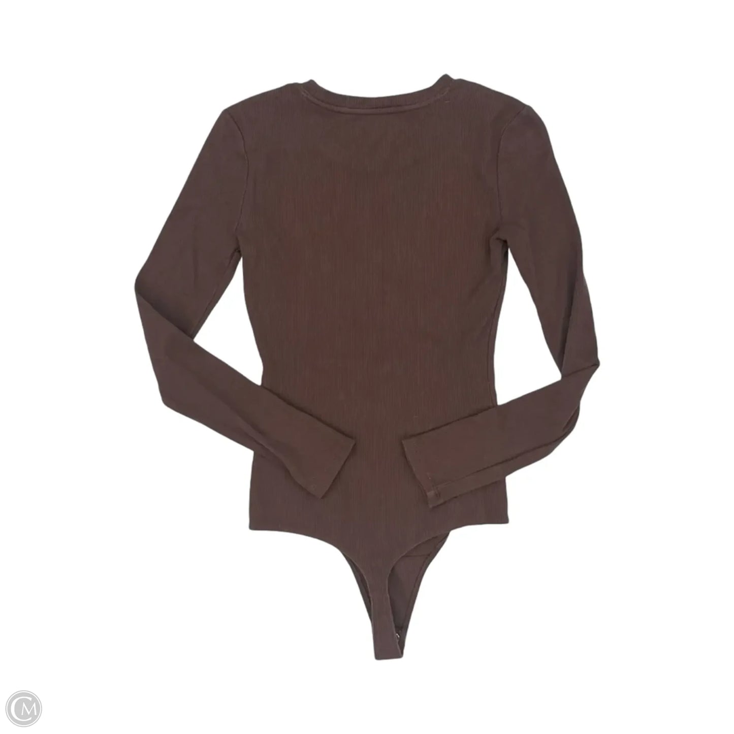 Bodysuit By Clothes Mentor In Brown, Size: Xs