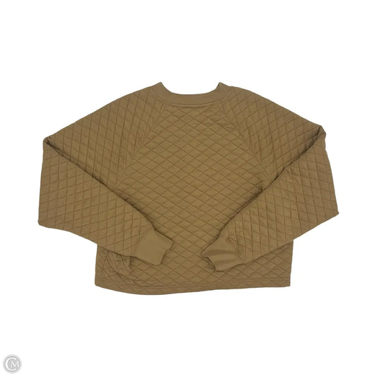 Sweatshirt Crewneck By Dsg Outerwear In Brown, Size: M