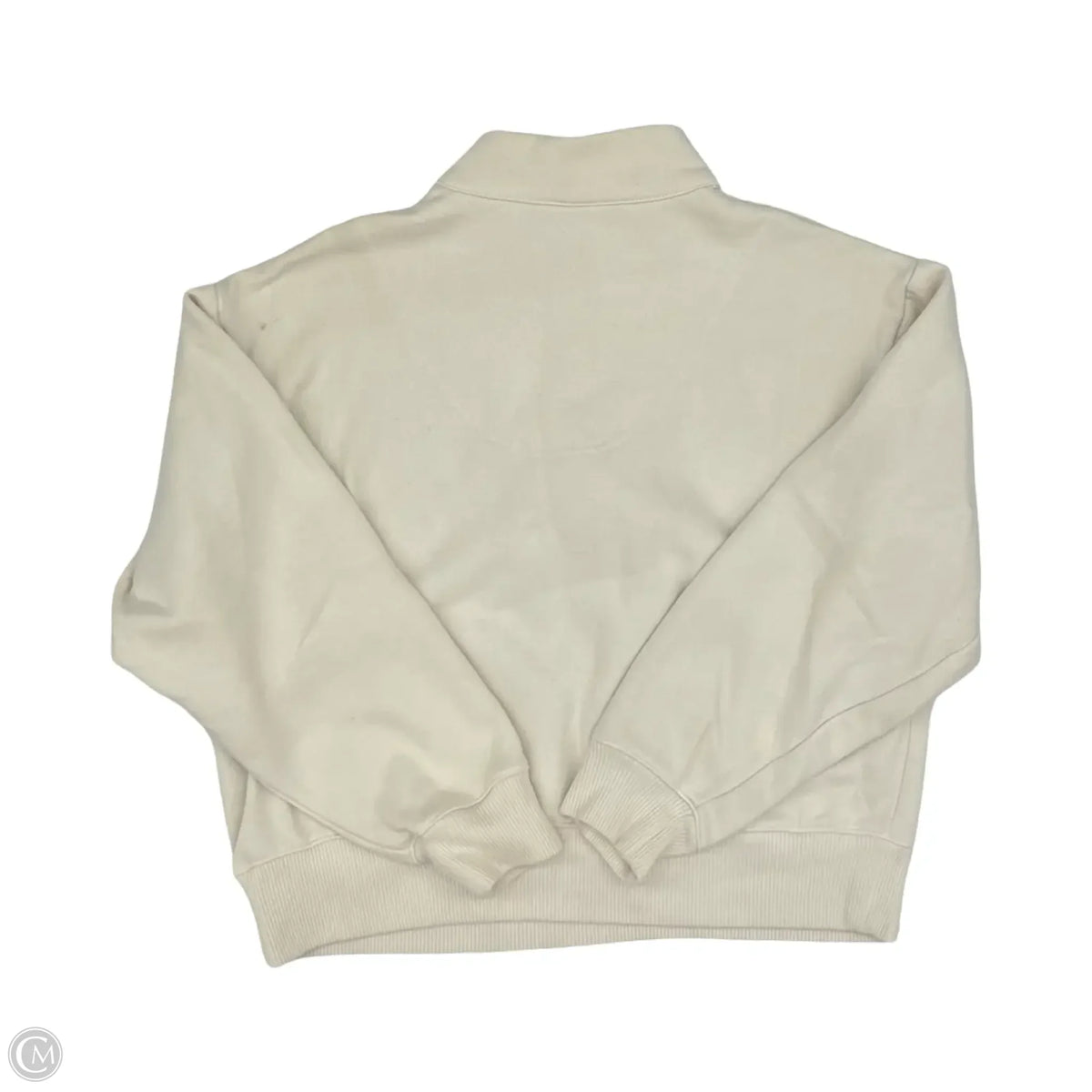 Sweatshirt Collar By A New Day In Cream, Size: M