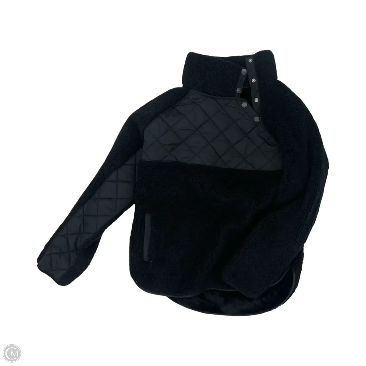 Top Long Sleeve By Abercrombie And Fitch In Black, Size: S