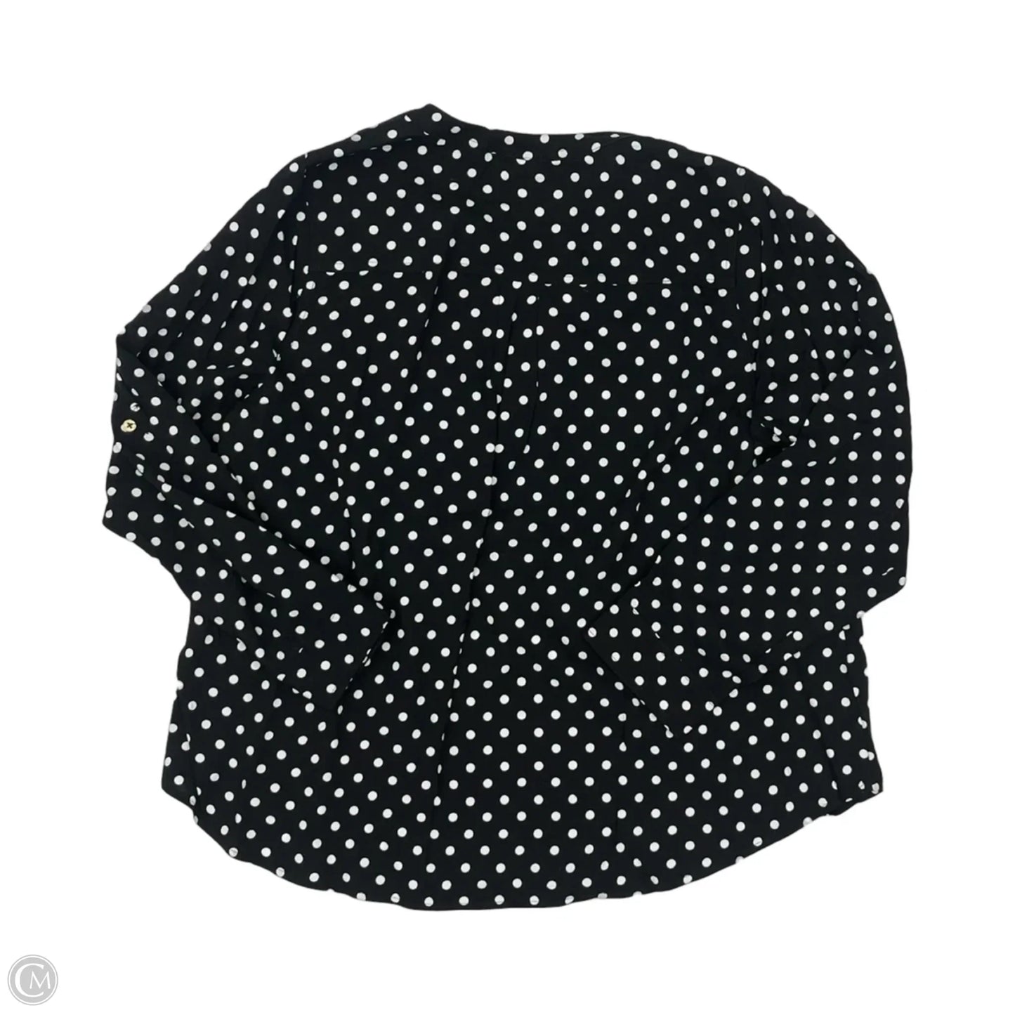 Top Long Sleeve By Torrid In Polkadot Pattern, Size: 2x