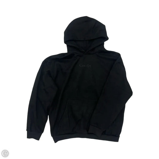 Sweatshirt Hoodie By Clothes Mentor In Black, Size: 2x