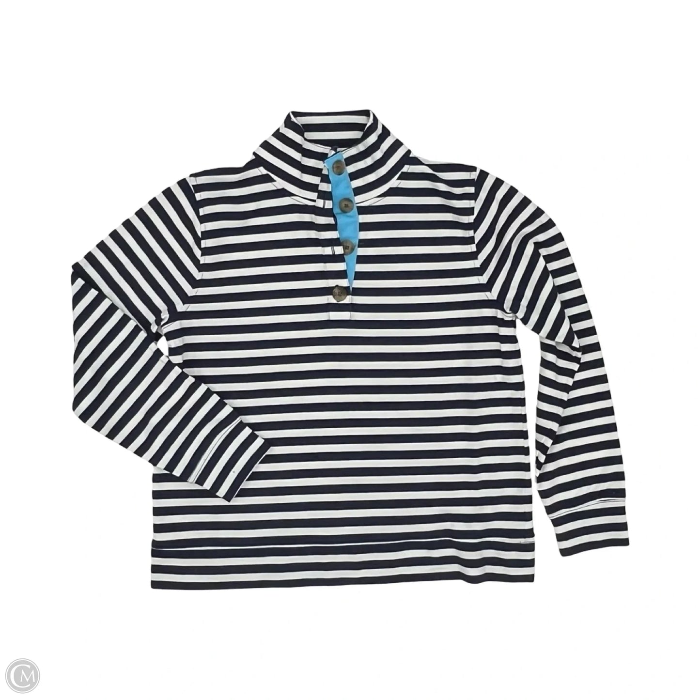 Top Long Sleeve By J. Crew In Striped Pattern, Size: S