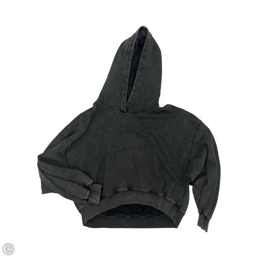 Sweatshirt Hoodie By Gap In Grey, Size: L