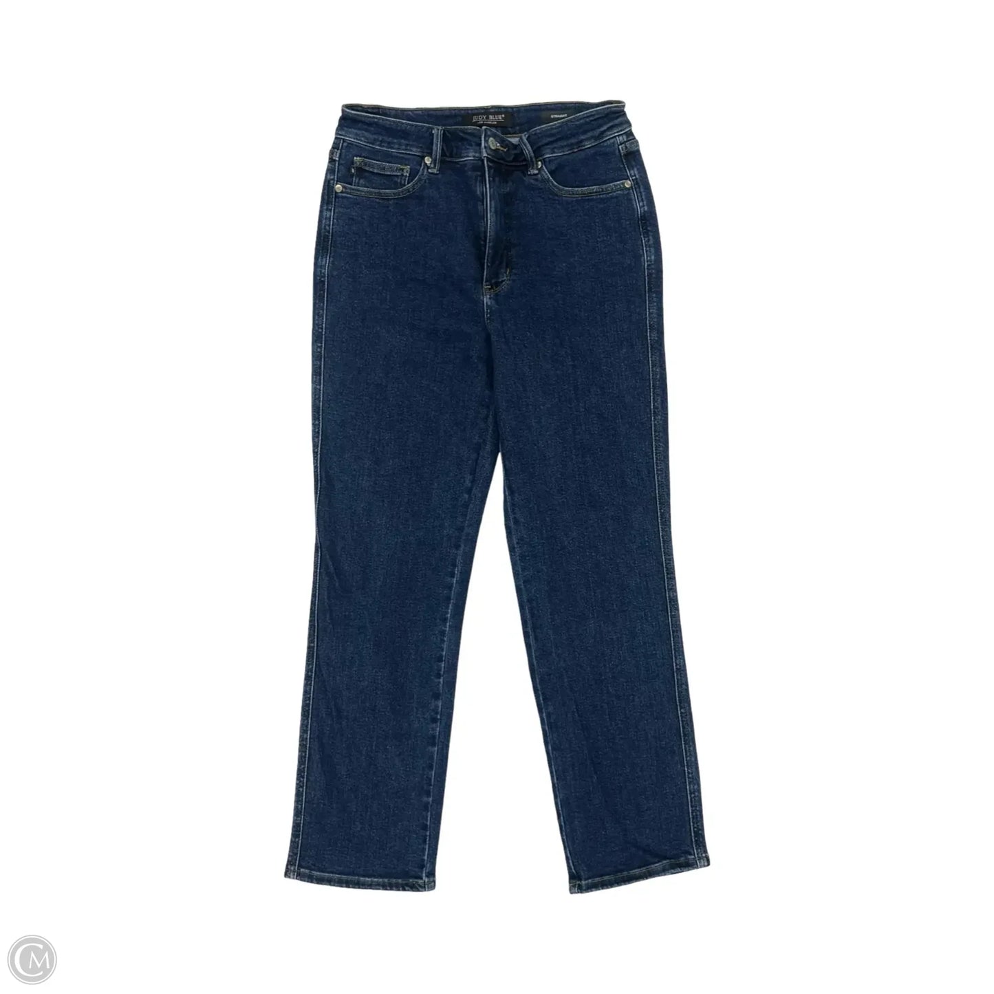 Jeans Straight By Judy Blue In Blue Denim, Size: 10