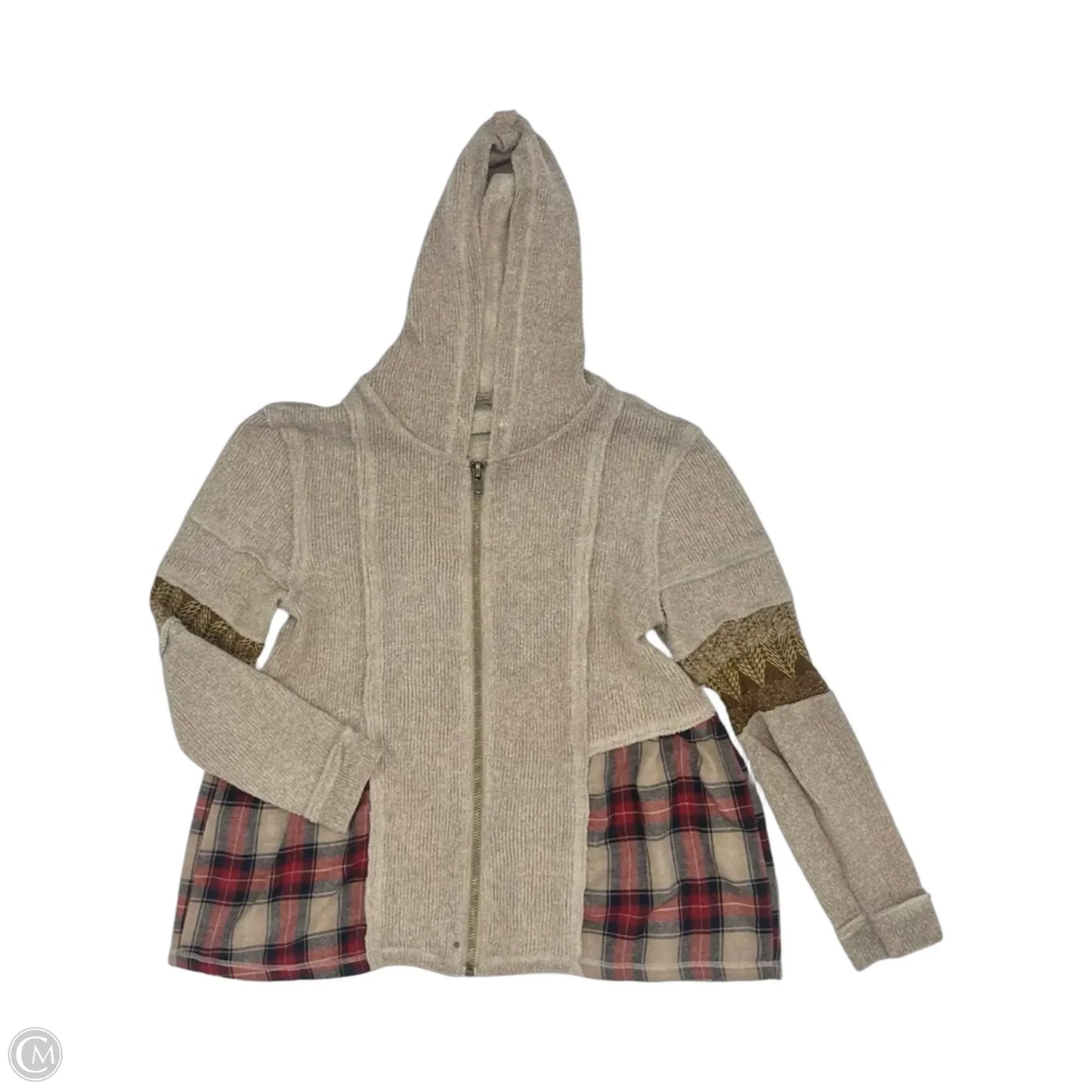 Jacket Other By Pol In Brown & Red, Size: Xs