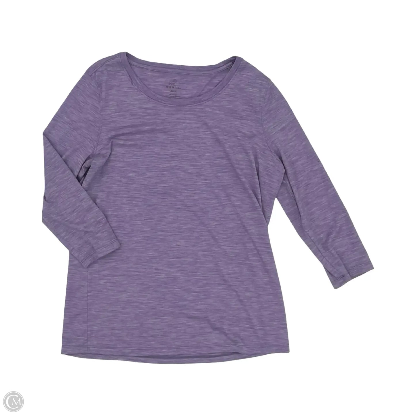 Top Long Sleeve By Clothes Mentor In Purple, Size: L
