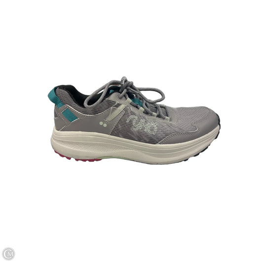 Shoes Athletic By Ryka In Green & Grey, Size: 8.5