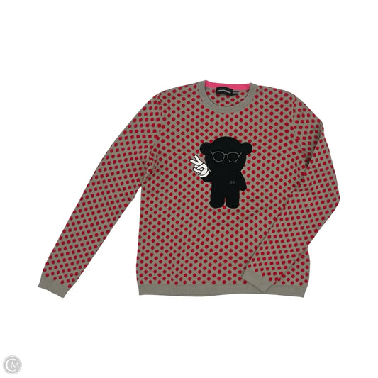Sweater Luxury Designer By Armani In Polkadot Pattern, Size: Xl