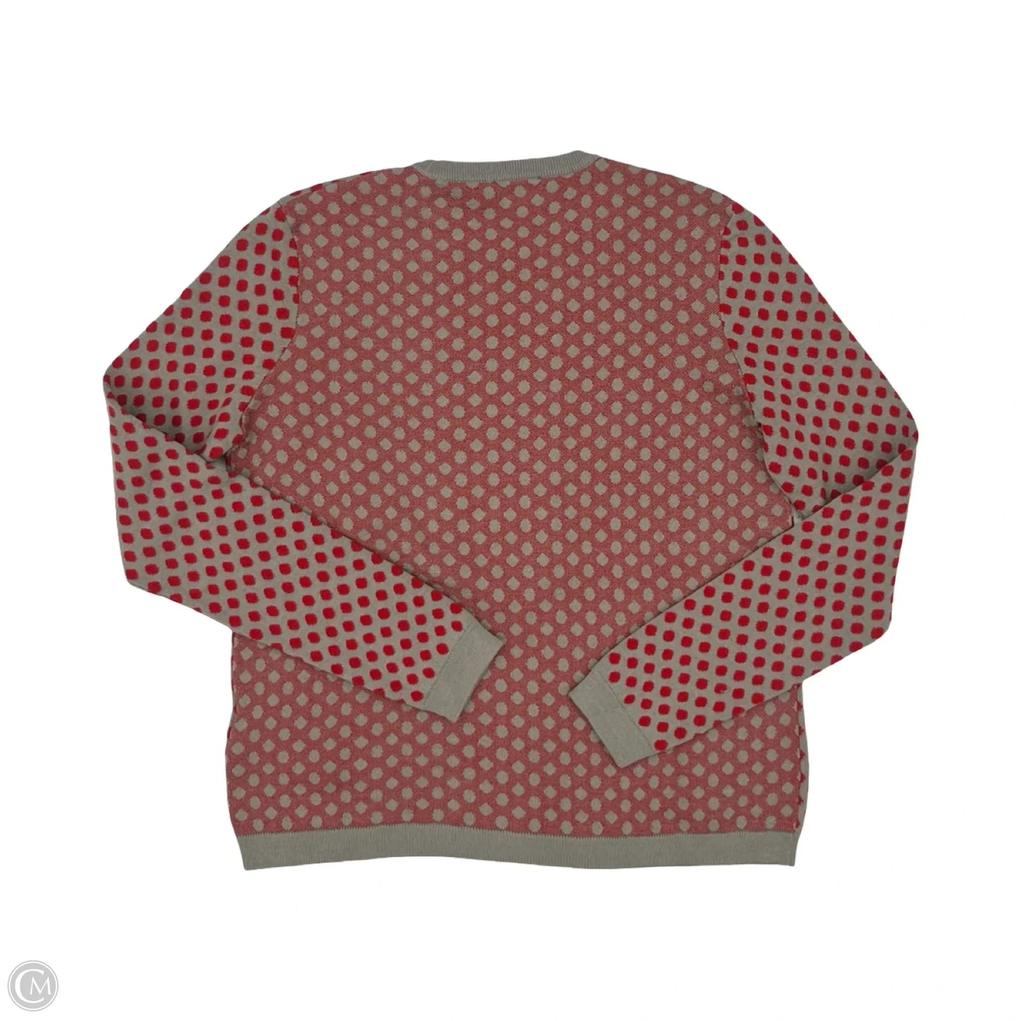 Sweater Luxury Designer By Armani In Polkadot Pattern, Size: Xl