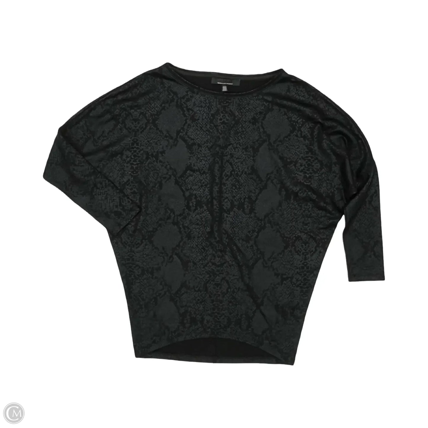 Blouse Long Sleeve By White House Black Market In Black, Size: Xxs