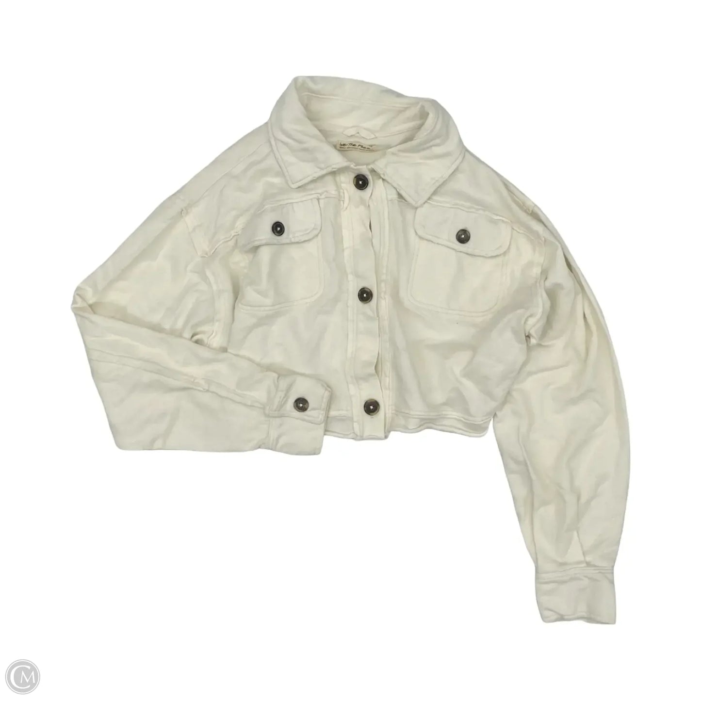 Jacket Shirt By We The Free In Cream, Size: S