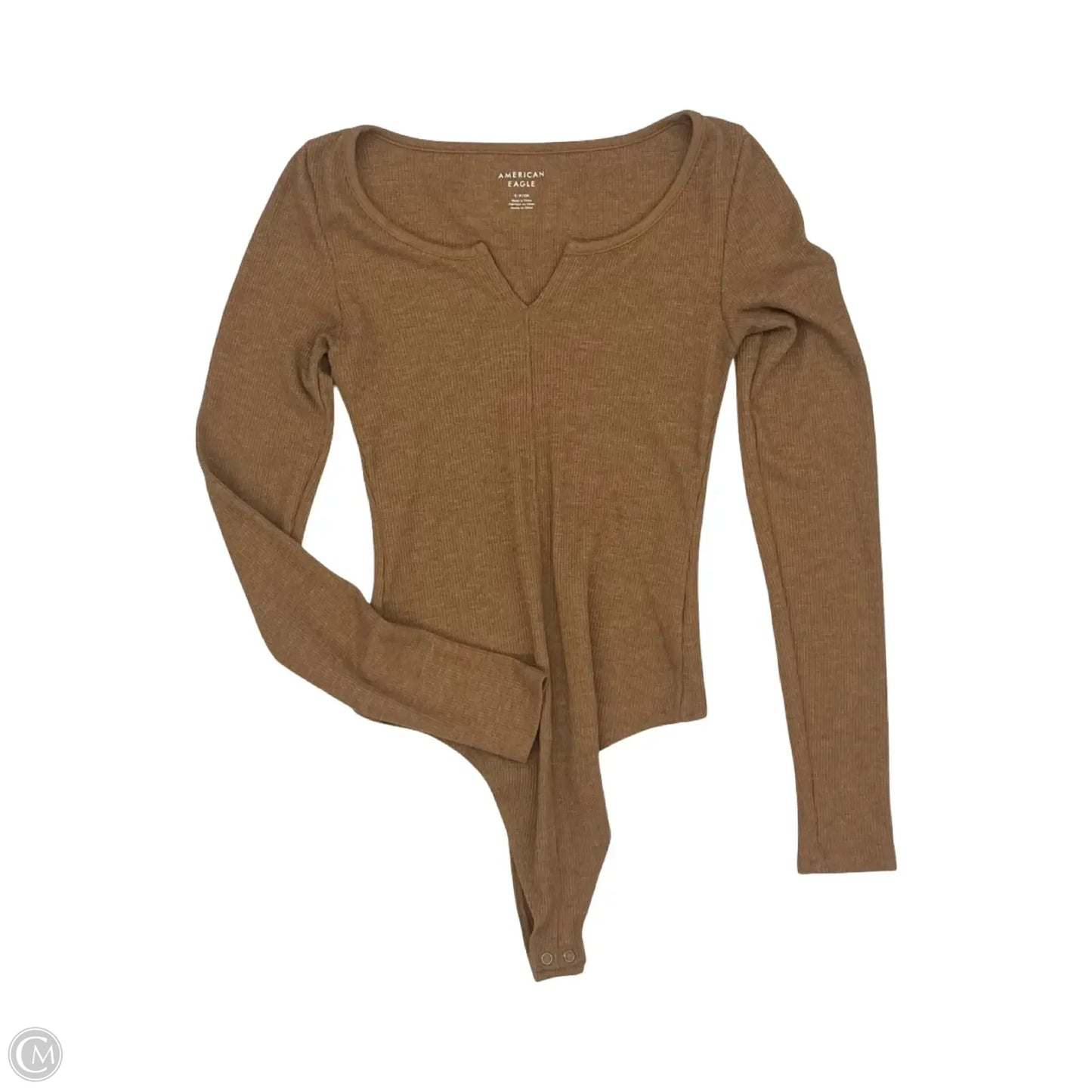 Bodysuit By American Eagle In Brown, Size: S