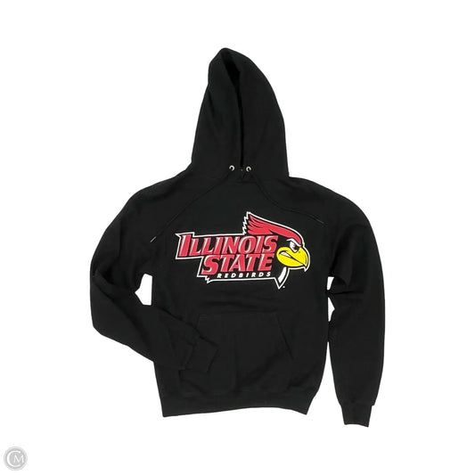 Athletic Sweatshirt Hoodie By Champion In Black, Size: S