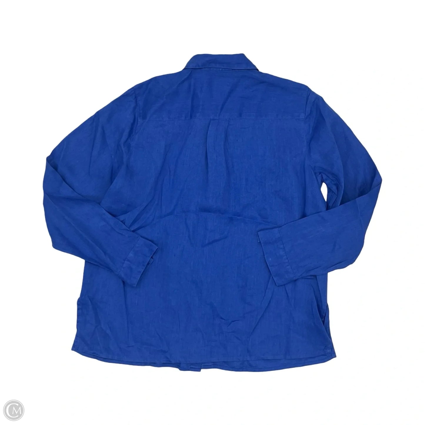 Blouse Long Sleeve By J. Jill In Blue, Size: Sp
