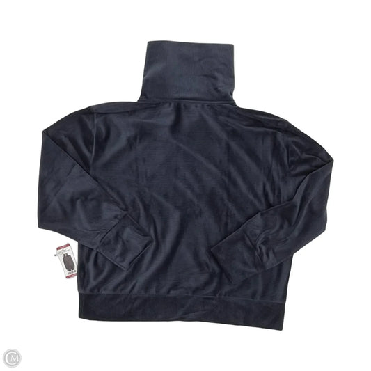 Sweatshirt Designer By Halston In Navy, Size: Xl