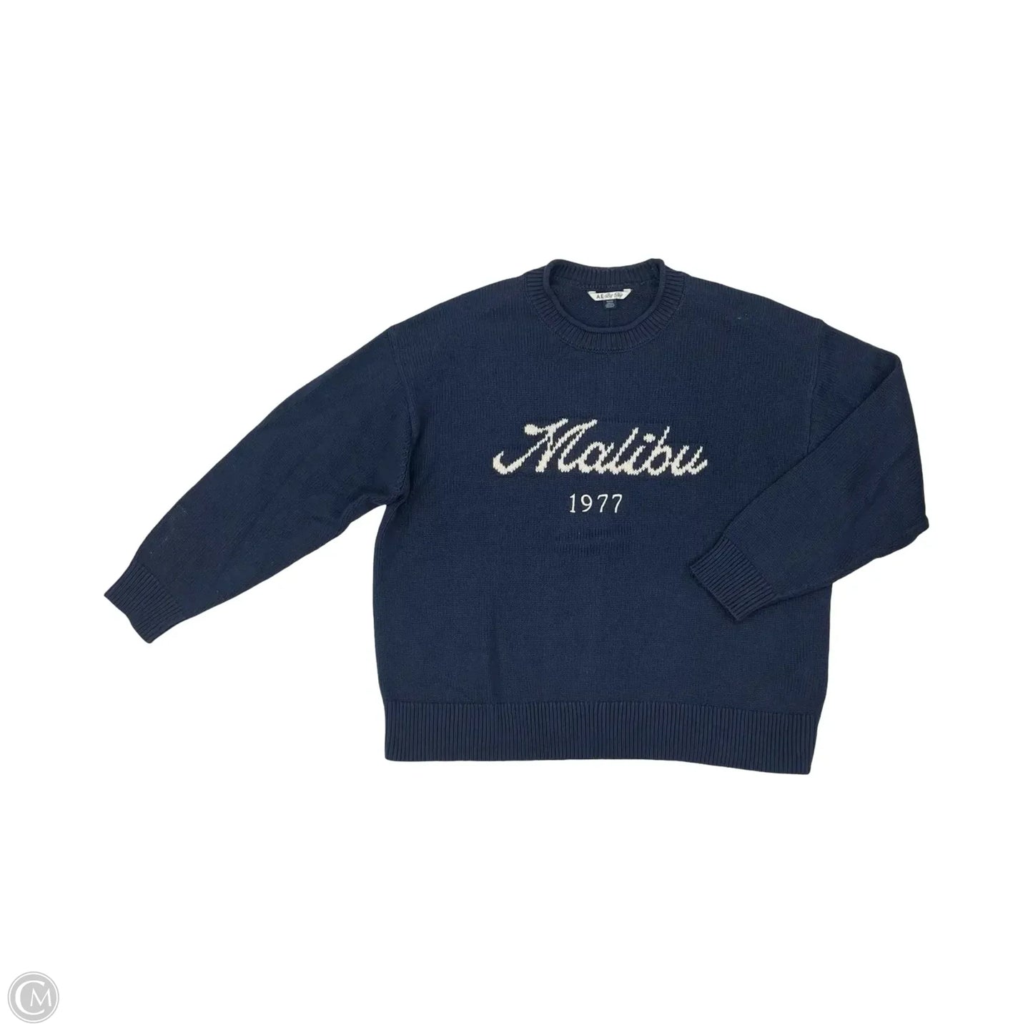 Sweater By American Eagle In Navy, Size: M
