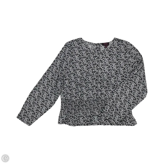 Blouse Long Sleeve By J. Crew In Floral Print, Size: Xxl