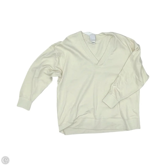 Athletic Sweatshirt Crewneck By Champion In Cream, Size: Xl