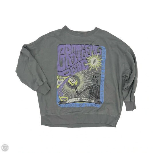 Sweatshirt Crewneck By American Eagle In Grey, Size: Xl