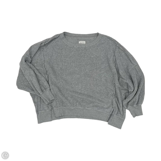Sweatshirt Crewneck By American Eagle In Grey, Size: Xl