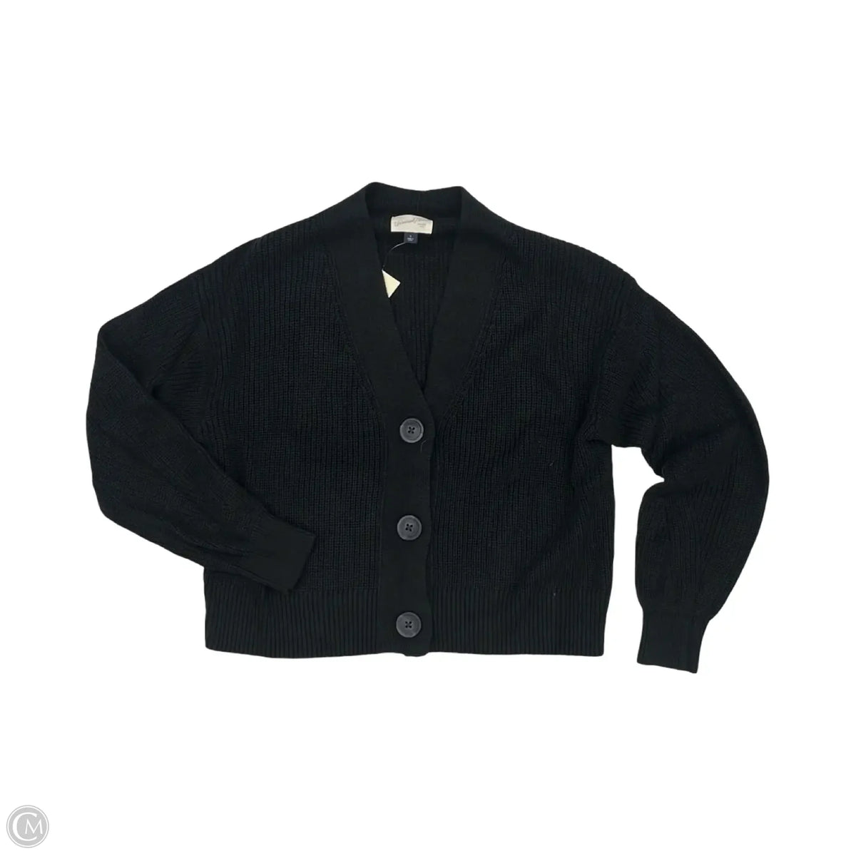 Sweater Cardigan By Universal Thread In Black, Size: S