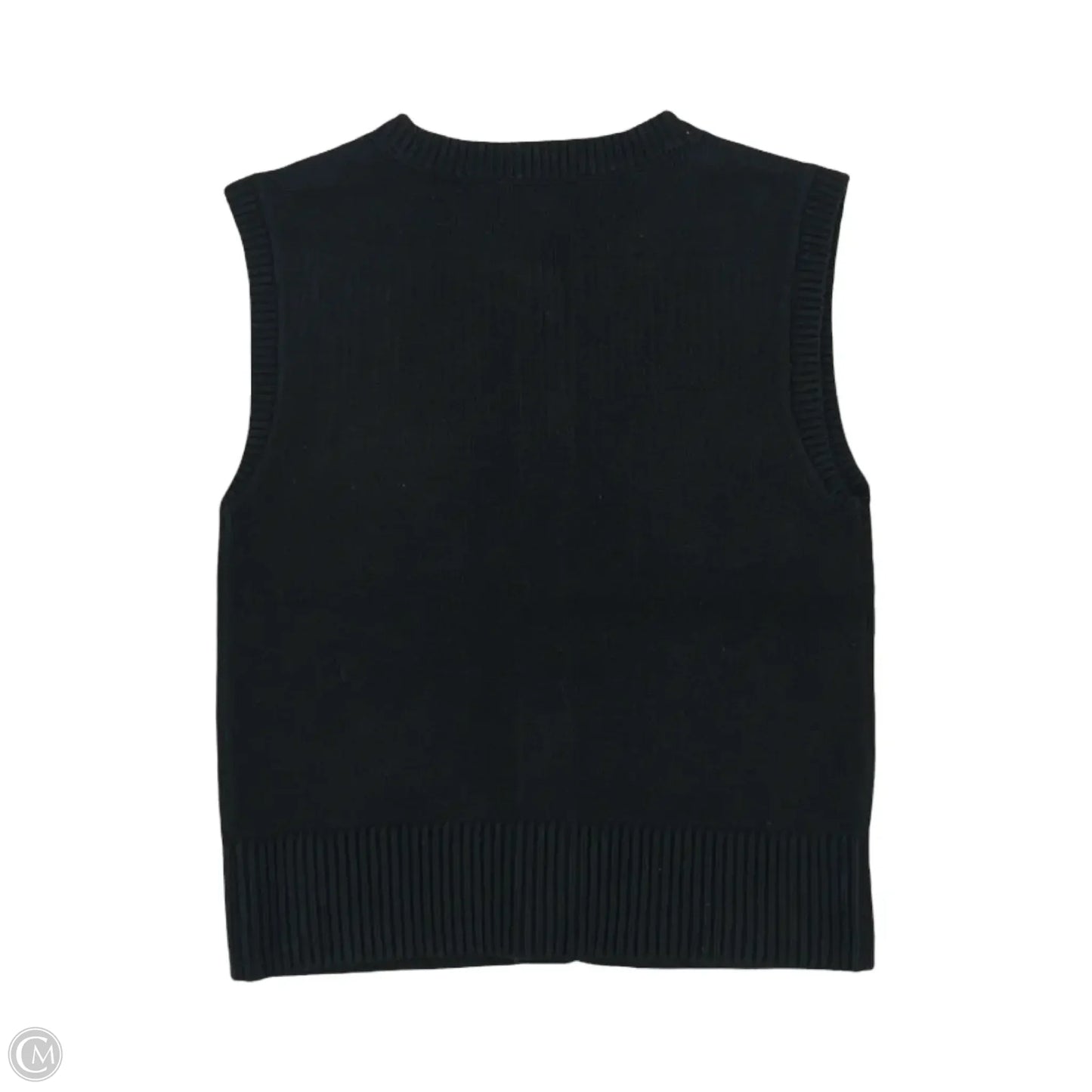 Vest Sweater By Loft In Black, Size: Xs