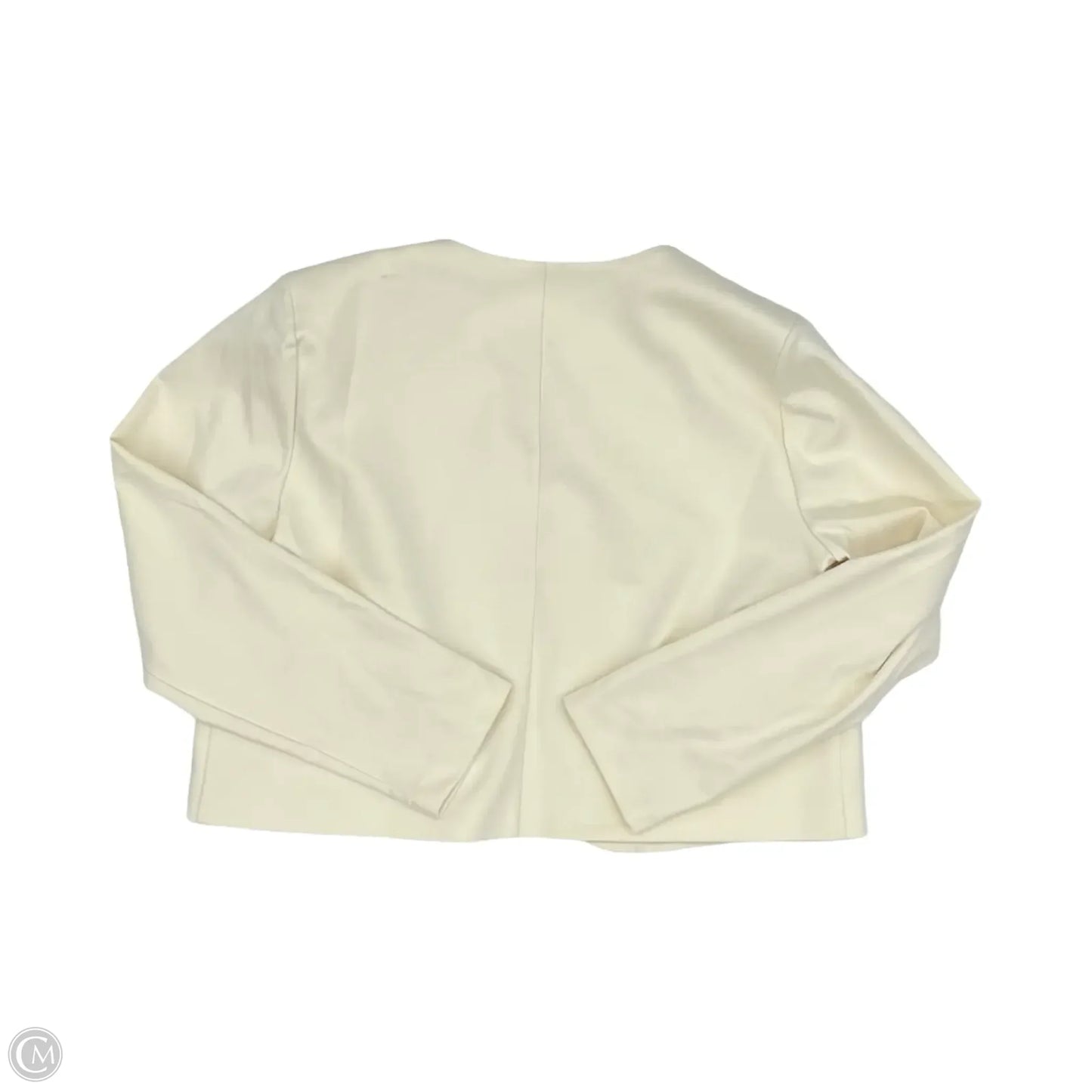 Blazer Designer By Michael Kors In Cream, Size: Xl