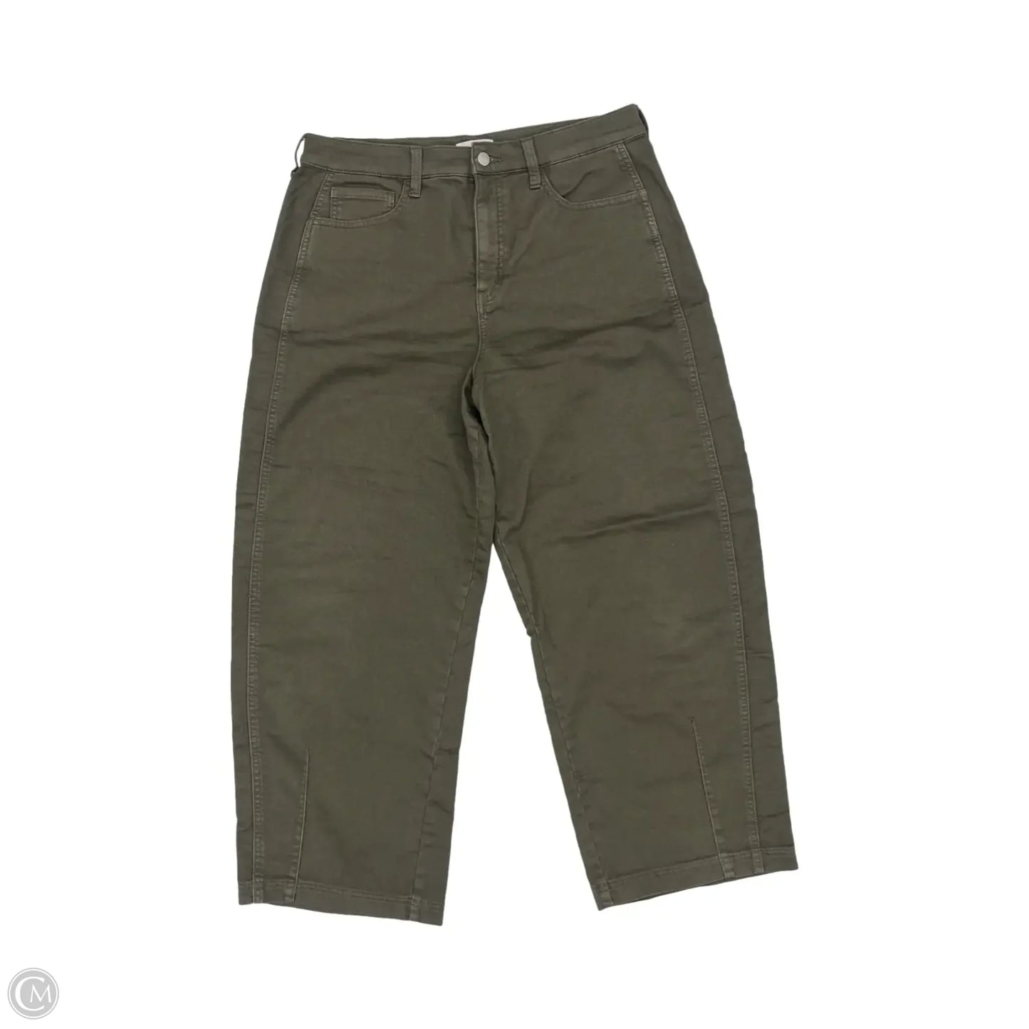 Jeans Wide Leg By Evereve In Green, Size: 14