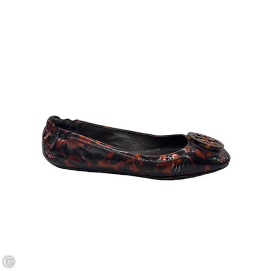 Shoes Designer By Tory Burch In Tortoise Shell Print, Size: 8