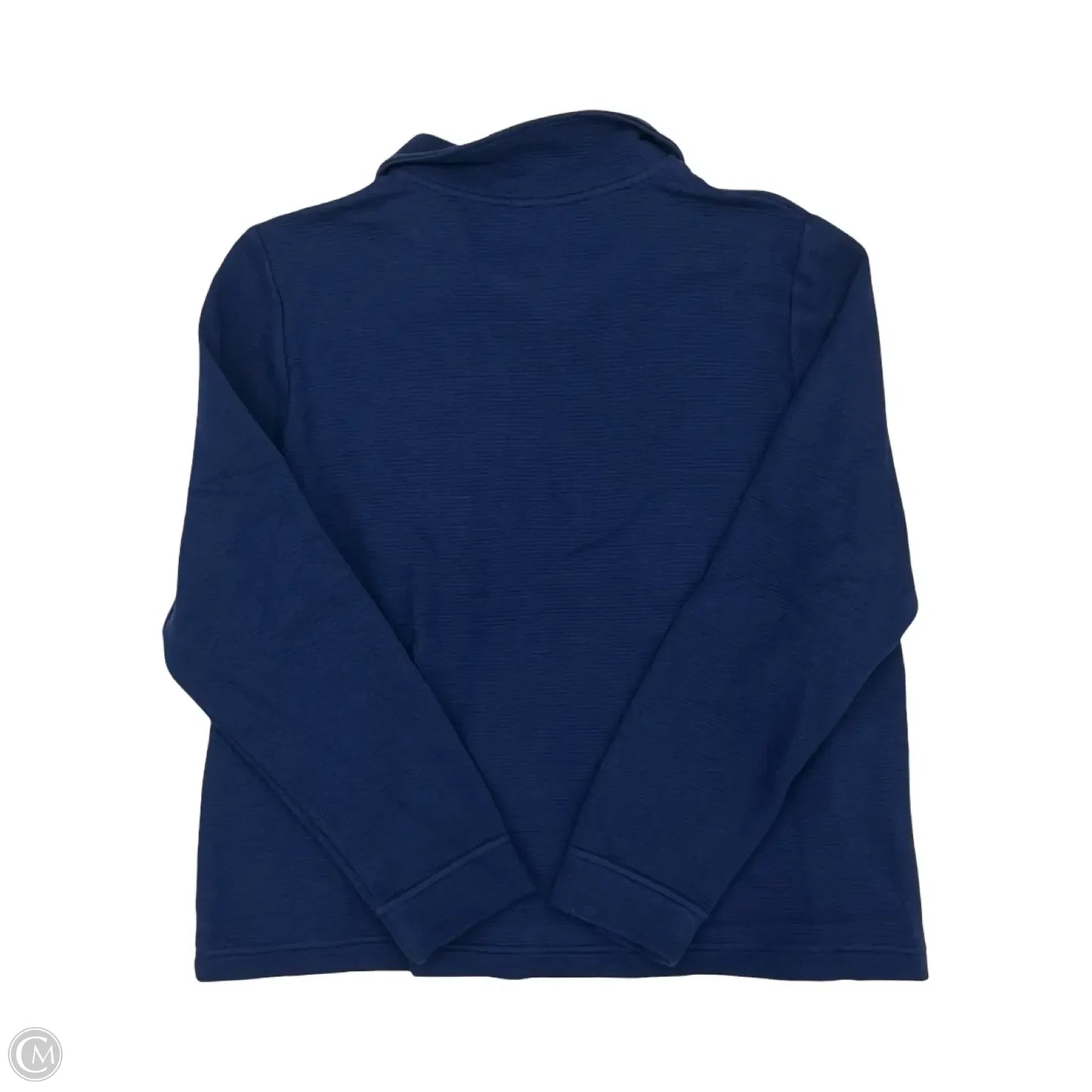 Top Long Sleeve By Croft And Barrow In Navy, Size: L