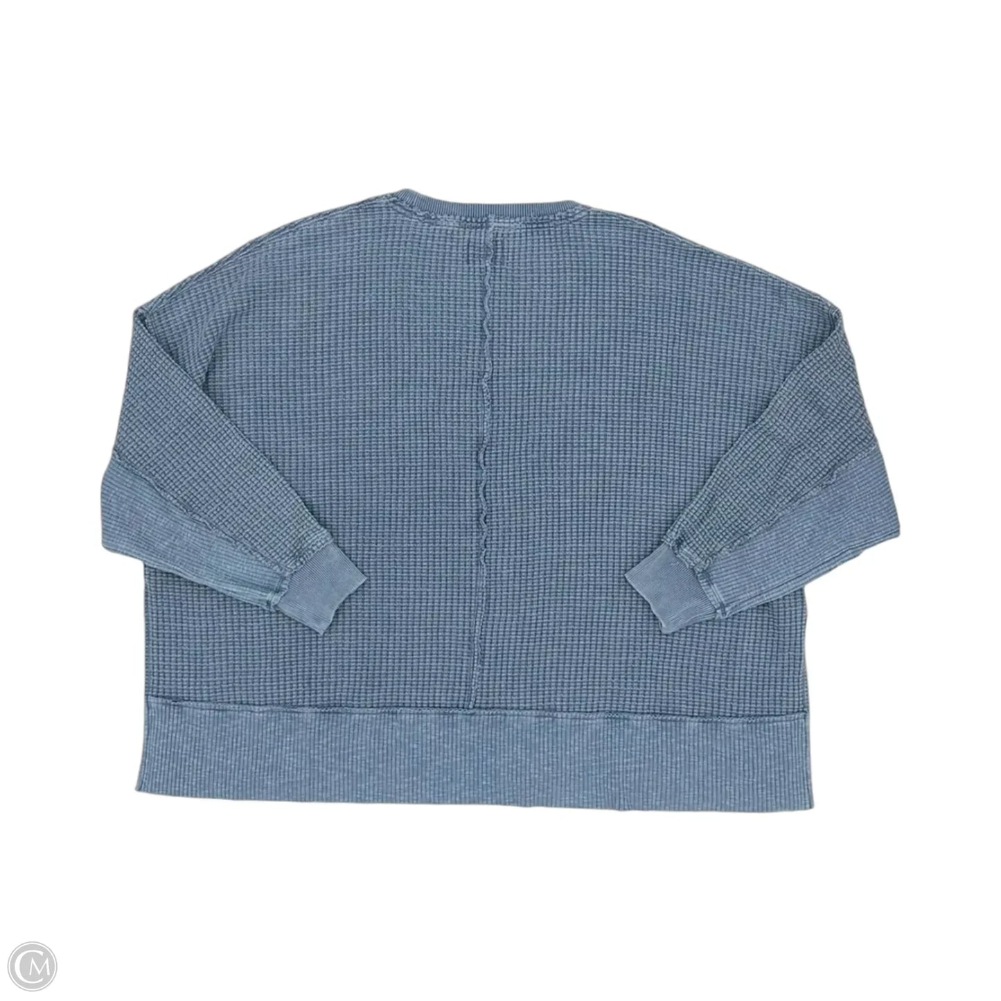Top Long Sleeve By American Eagle In Blue, Size: Xl