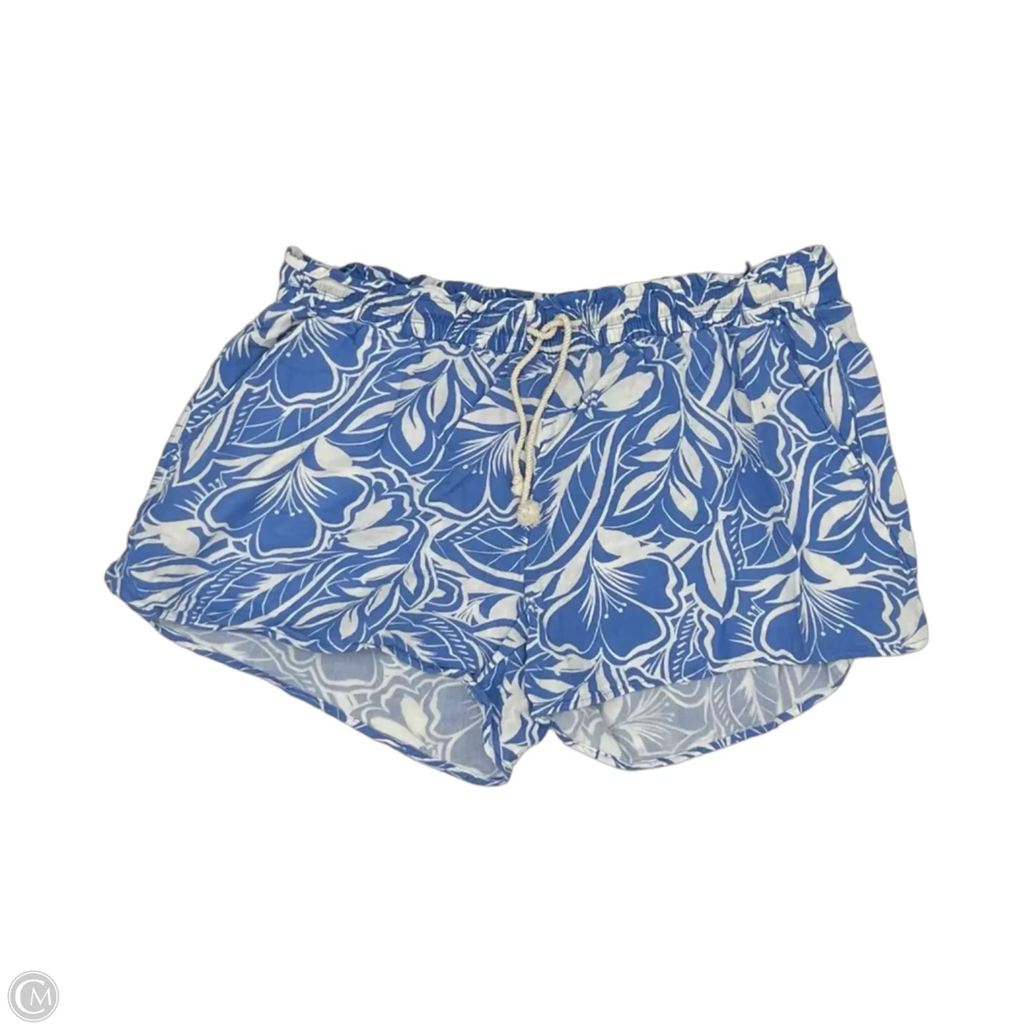 Shorts By Old Navy In Blue & Cream, Size: Xl