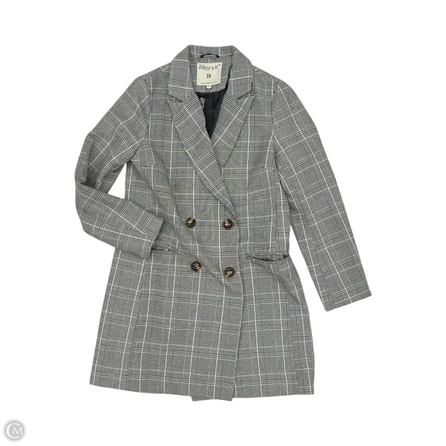 Jacket Other By Allegra K In Grey, Size: M