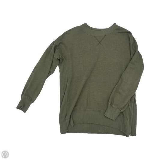 Sweatshirt Crewneck By Aerie In Green, Size: S