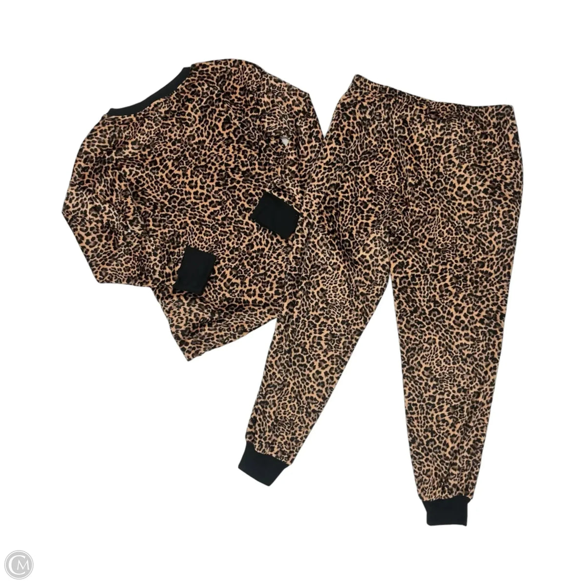 Pajamas 2pc By Joyspun In Leopard Print, Size: S