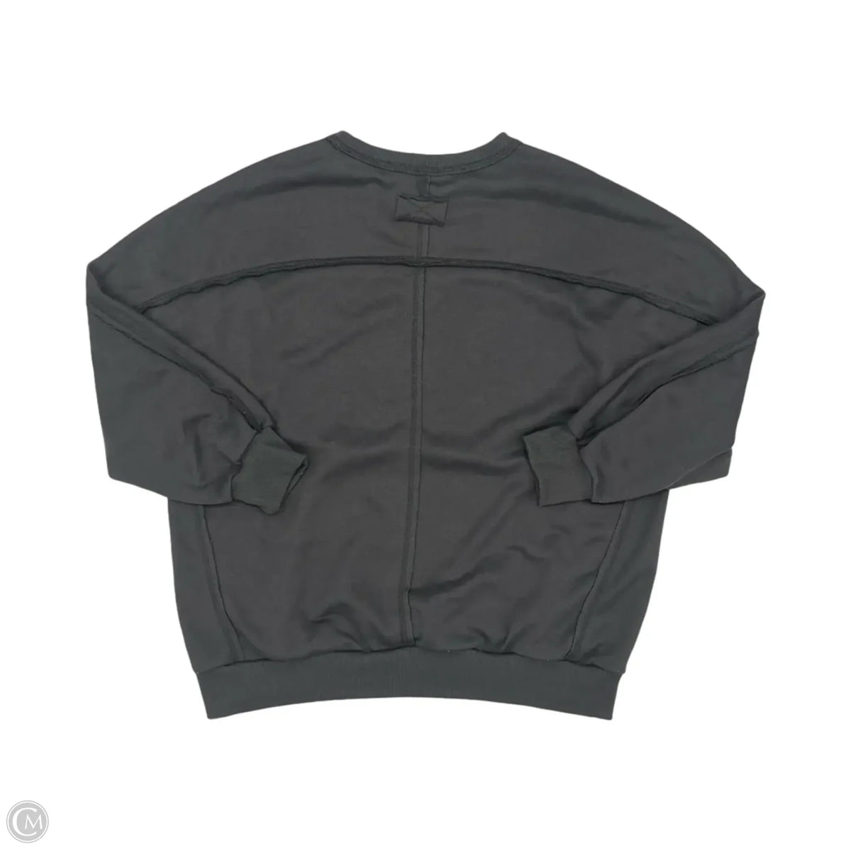 Sweatshirt Crewneck By Shein In Grey, Size: M