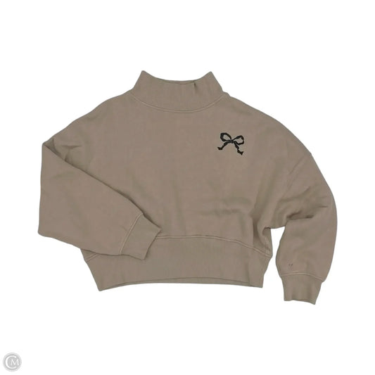 Sweatshirt Collar By Wild Fable In Brown, Size: L