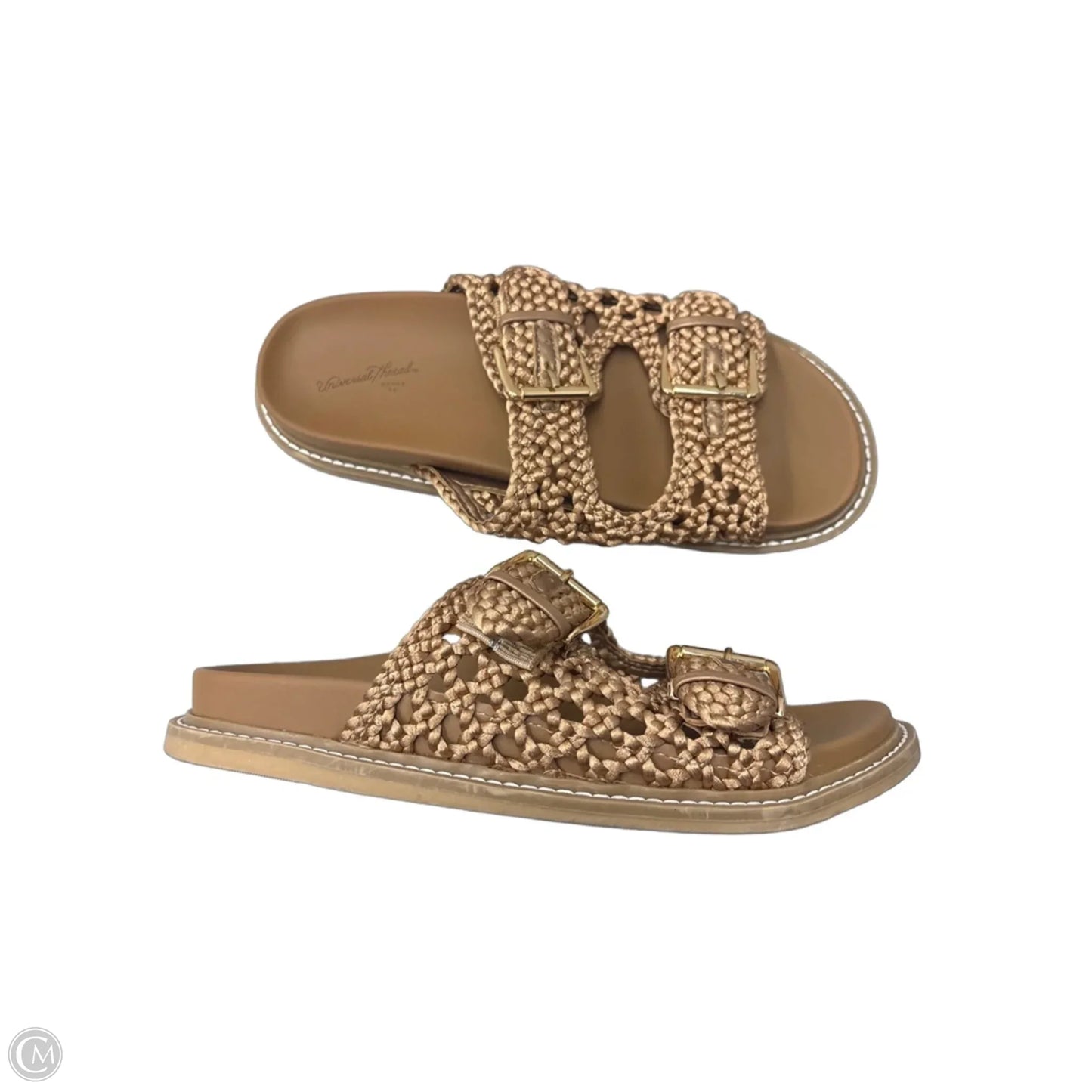 Sandals Flats By Universal Thread In Brown, Size: 8