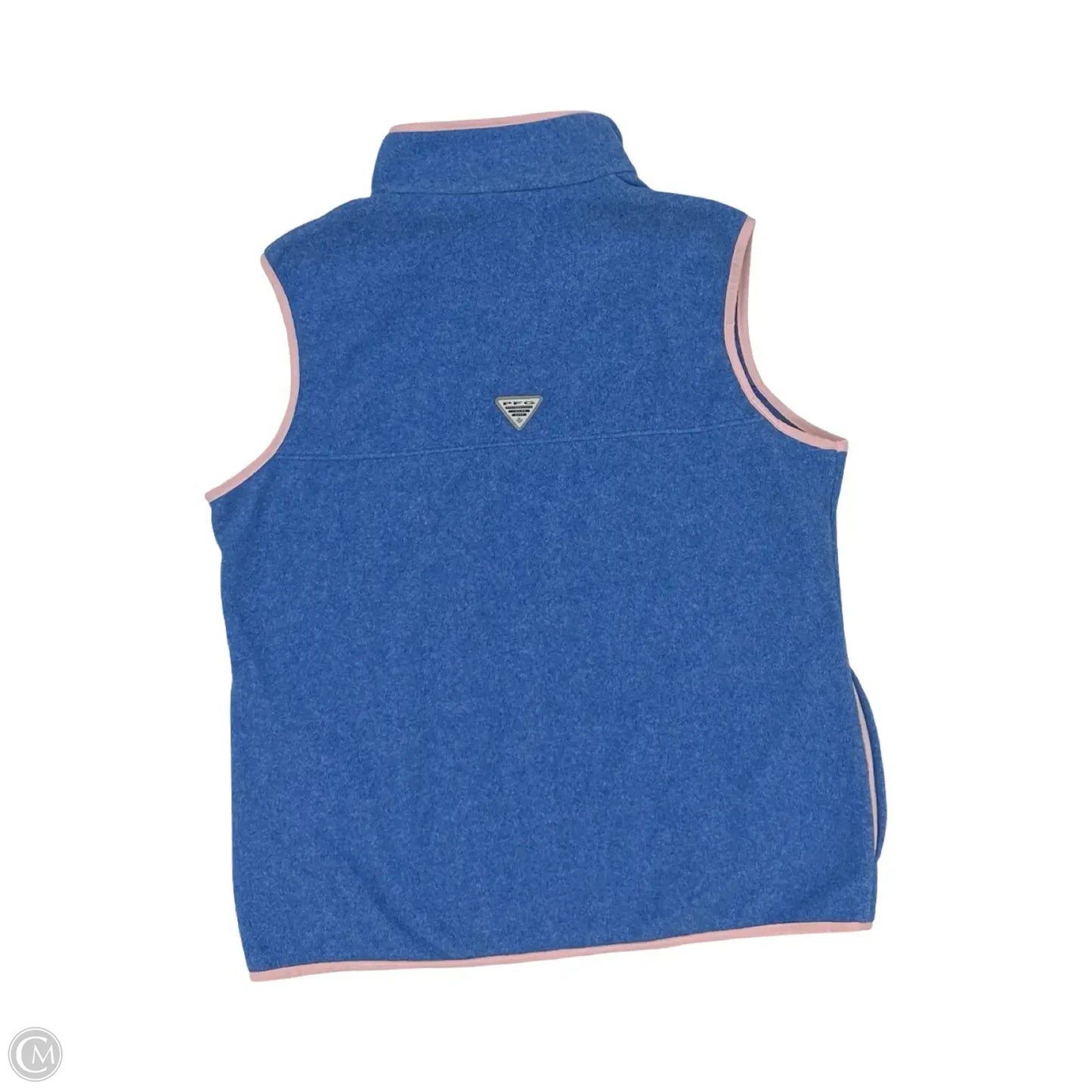 Vest Fleece By Columbia In Blue & Pink, Size: Xl