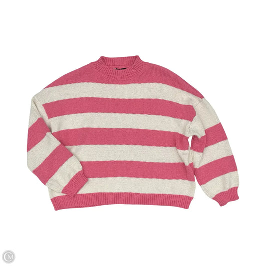 Sweater By Prettygarden In Pink & Tan, Size: Xxl
