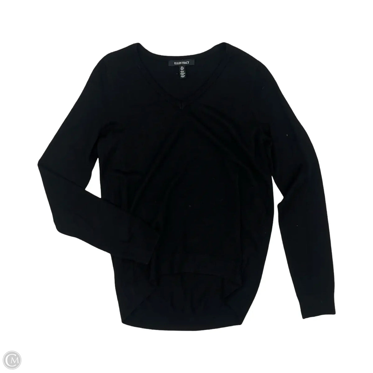 Sweater By Ellen Tracy In Black, Size: S