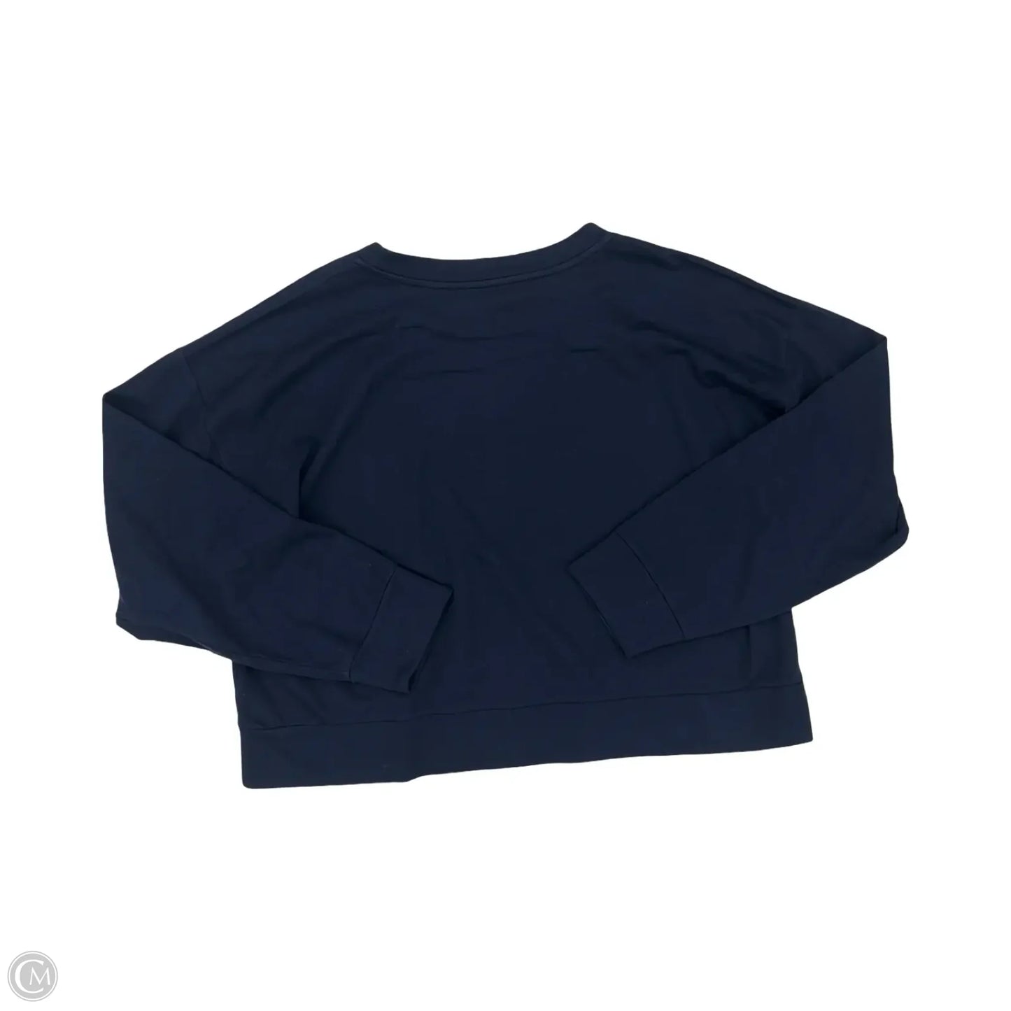 Top Long Sleeve Designer By Michael Kors In Blue & Gold, Size: Xl